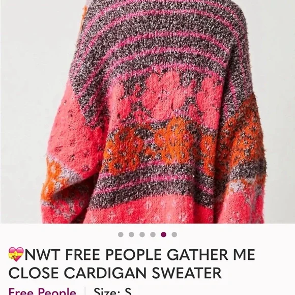 Free people gather me close cardi NWT - Picture 5 of 7